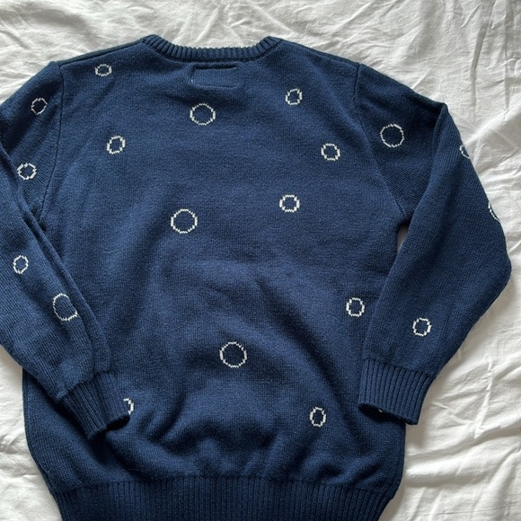 Tipsy Elves Shark Sea Sleigher Ugly Christmas Sweater youth medium - Picture 7 of 8